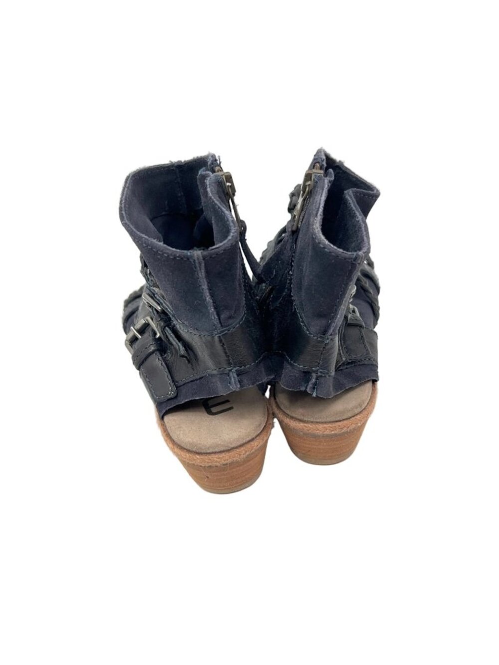 Mjus Leather Ankle Wrap Peep Toe Sandals - Picture 3 of 6
